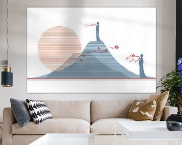 malerische moderne japanische Kunst von Egon Zitter