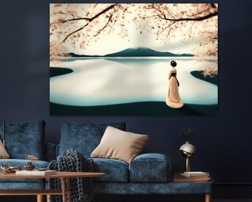 picturesque modern japanese art by Egon Zitter