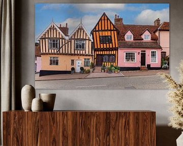 Farbenfrohes Lavenham, Suffolk, England