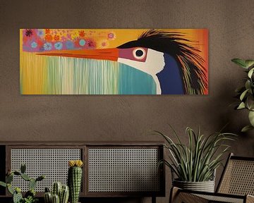 Kleurrijke Vogel | Kleurrijke Vogel van Modern Collection