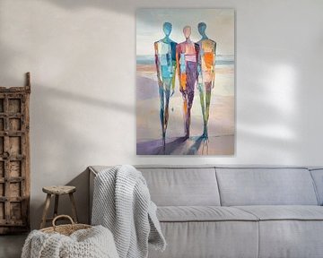 Abstracte Mensen van Kunst Kriebels