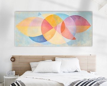 Overlapping Pastel Circles by Modern Collection