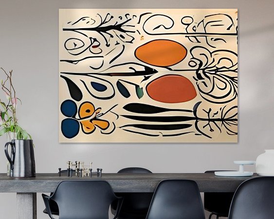 Example of the artwork in a room