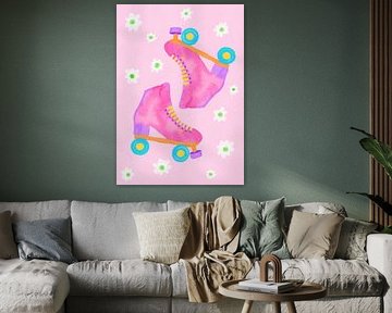 Rolschaatsen Roze van Baroo Bloom