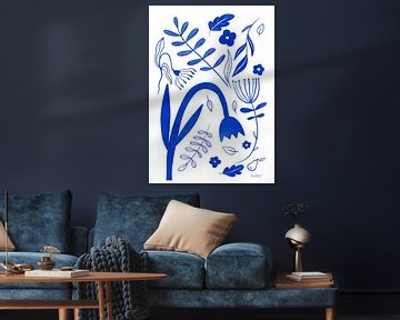 Blue Flowers by Baroo Bloom