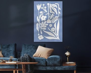 Scandinavische abstracte bloemen van Baroo Bloom
