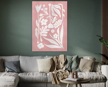 Scandinavische abstracte bloemen van Baroo Bloom