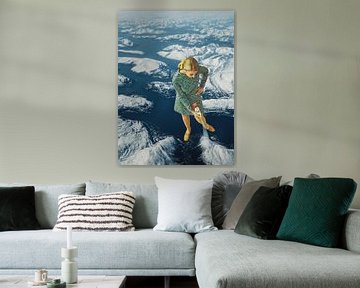 Sneeuw op de bergen spuiten van Vertigo Artography