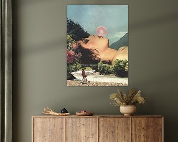 Kauwgom meisje van Vertigo Artography