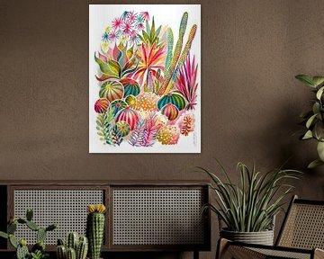 Bloeiende Succulenten- en Cactustuin van uta krogmann