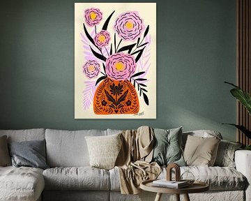 Roze Maxi Bloemenvaas van Baroo Bloom