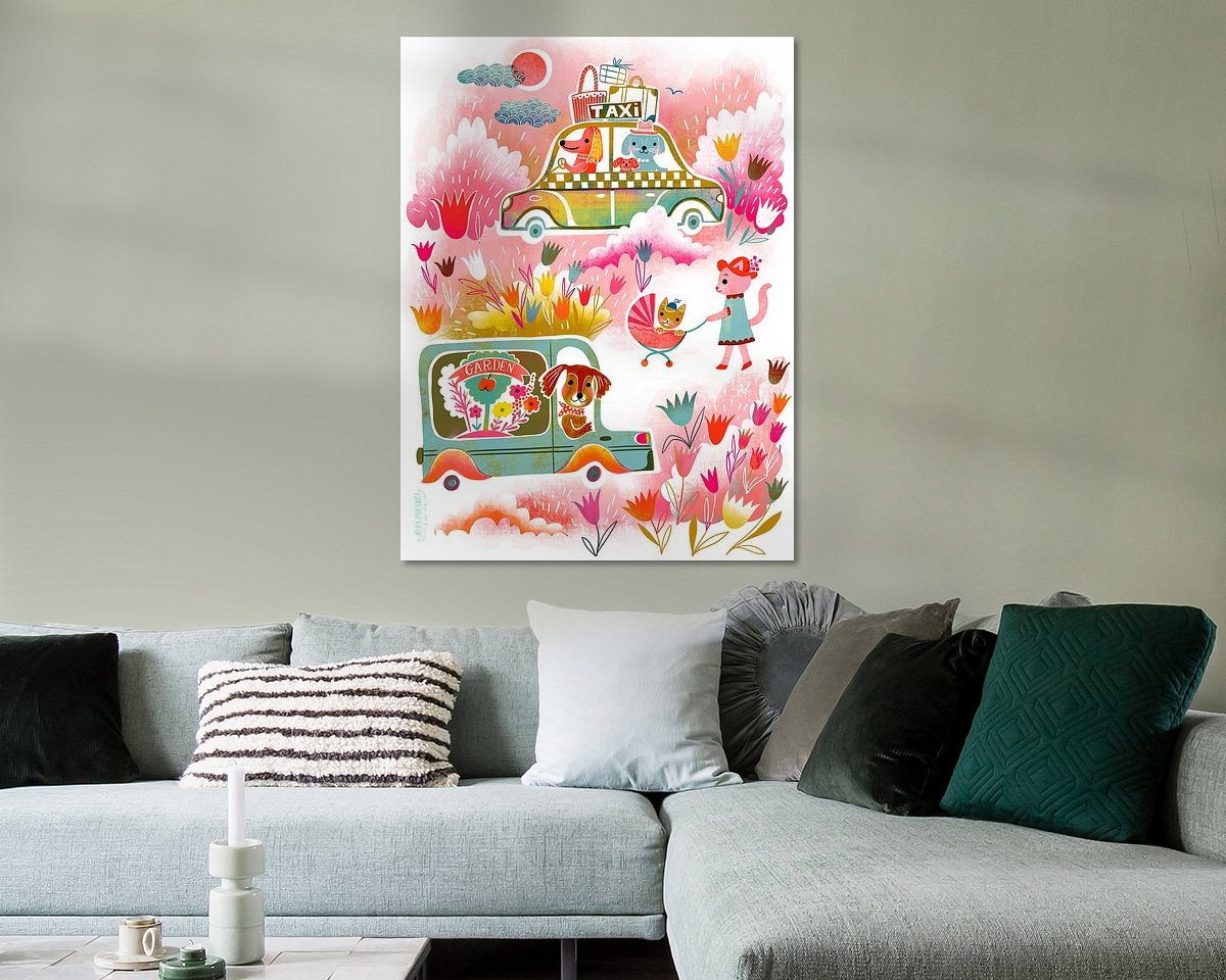 Example of the artwork in a room