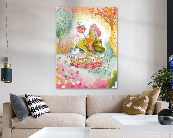 Example of the artwork in a room