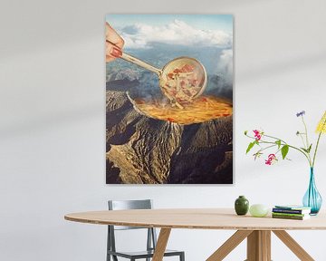 Vulkanische Noedelsoep van Vertigo Artography