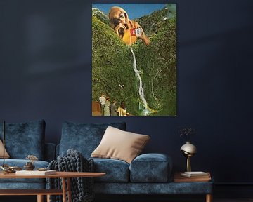 Melkachtige watervallen van Vertigo Artography