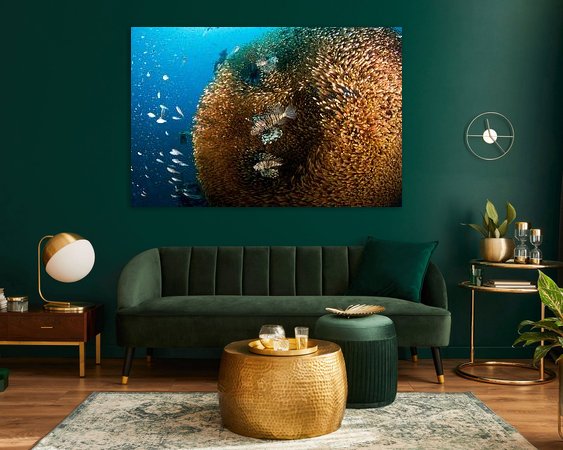 Example of the artwork in a room