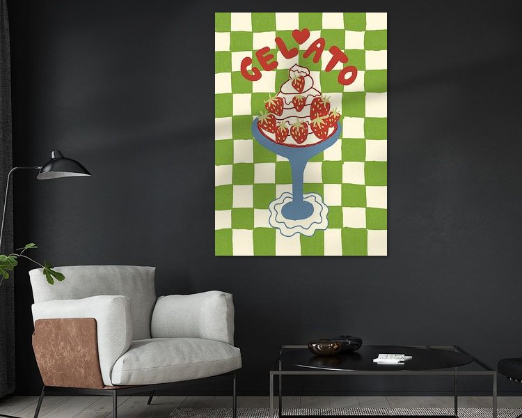 Example of the artwork in a room