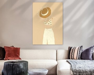 Zomermeisje omhoog van Studio Dolci