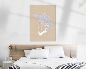 Roos Meisje Omhoog van Studio Dolci