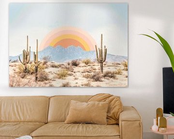 Zonsopgang Arizona van Kathrin Pienaar