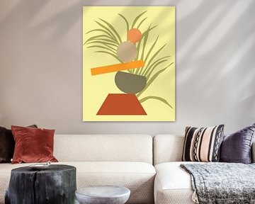 Abstract botanisch genot van Kintsugi99