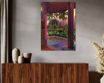 Impression d'art Rainforest Infinity Pool (a1) sur CosmoZach