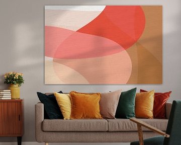 Scandinavische kleurrijke abstracte vormen van Dina Dankers