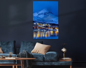 Winterlicht boven de poolcirkel van DesignedByJoost