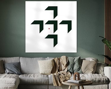 Example of the artwork in a room