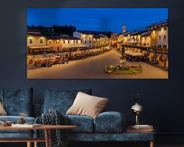 Abend in Greve in Chianti, Italien