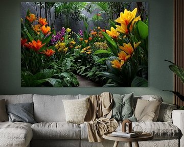exotische Blumen im Regenwald von Egon Zitter