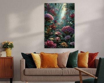 exotische Blumen im Regenwald von Egon Zitter