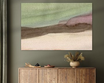Abstract minimalistisch landschap schilderij van Dina Dankers