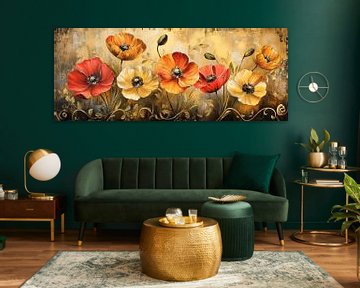 Levendige Bloem Pracht van De Mooiste Kunst