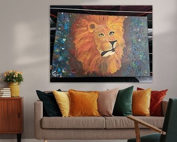 Lion fort sur Christina Wittek