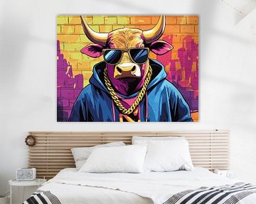 Bull Street Art by OMG Art