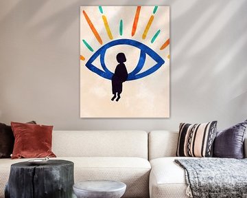 Oog van stilte, stralen van hoop van Kintsugi99
