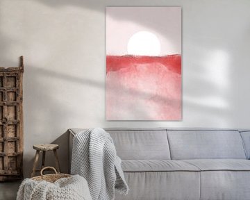 Minimal Landscape Pink 01 by amini54