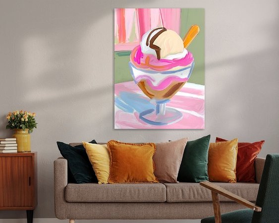 Example of the artwork in a room