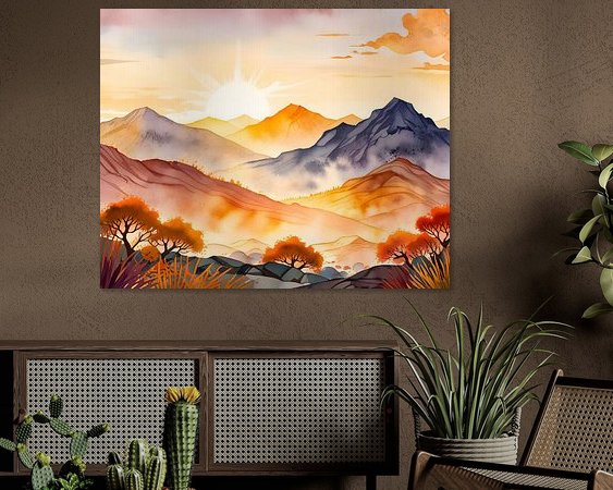 Example of the artwork in a room