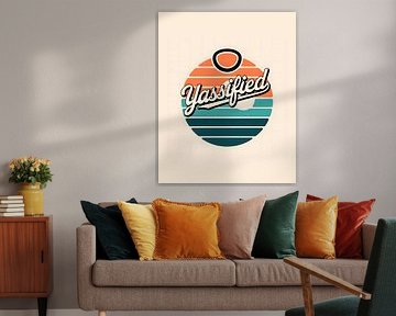 Yassified Retro-Sonnenuntergang