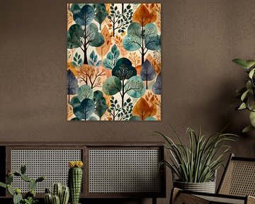 Enchanting Autumn Trees by Kintsugi99