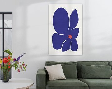 Fleur de lys bleu sur amini54