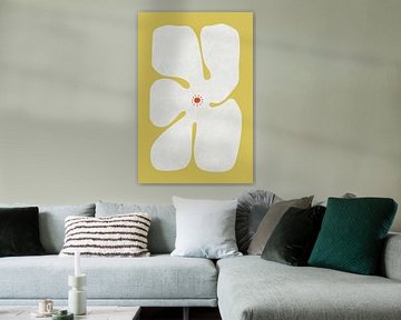 Witte klaproos van amini54
