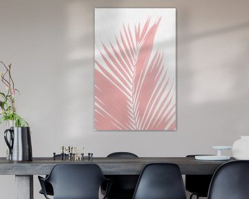 Silhouet roze palmbladeren van amini54