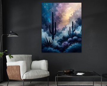Cactus onder sterren van Kintsugi99
