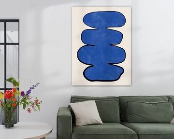 Blauwe Enigma Vorm van Elena Ristova