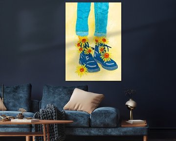 Sunflower Walk by Raissa Oltmanns