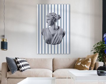 Artemisbluestripes Ratio2x3 von Grace Digital Art Co