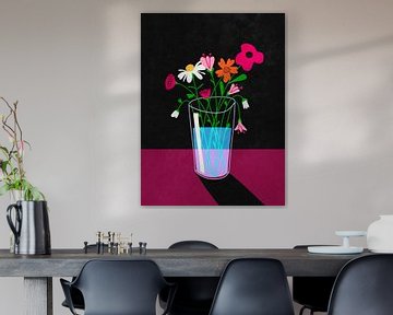 Bloemen gloeien in het donker van Raissa Oltmanns